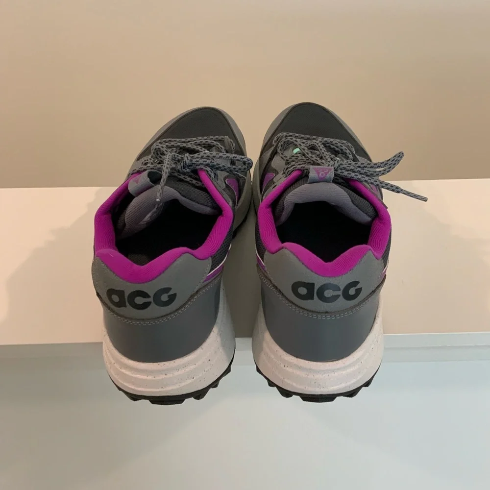 Nike ACG Gray and Purple Athletic Shoes - Picture 5 of 10